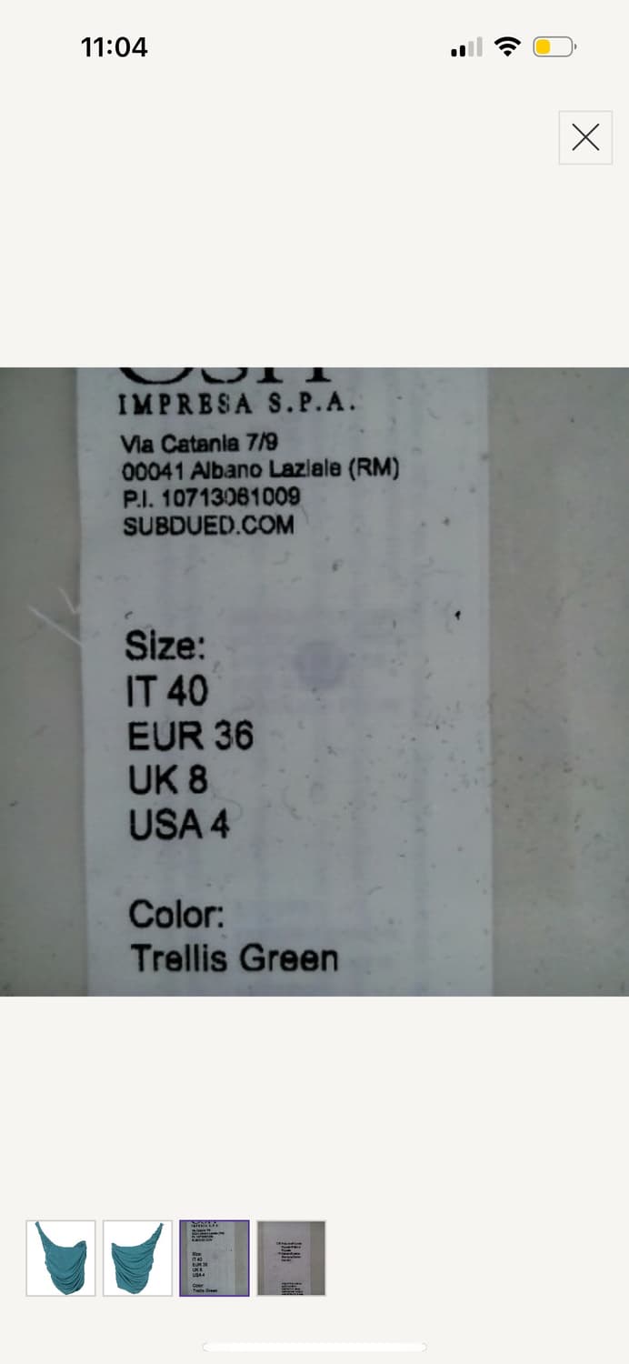 섭듀드 Subdued 원숄더 슬리브리스 탑 상품이미지4