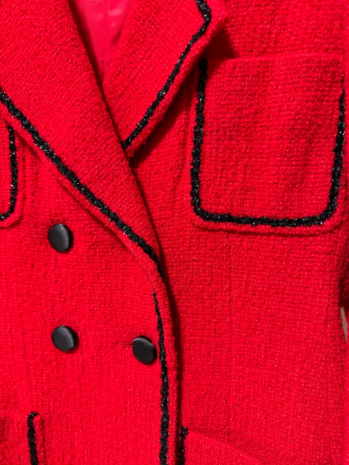 레드 트윙클 빈티지 트위드 상품이미지5