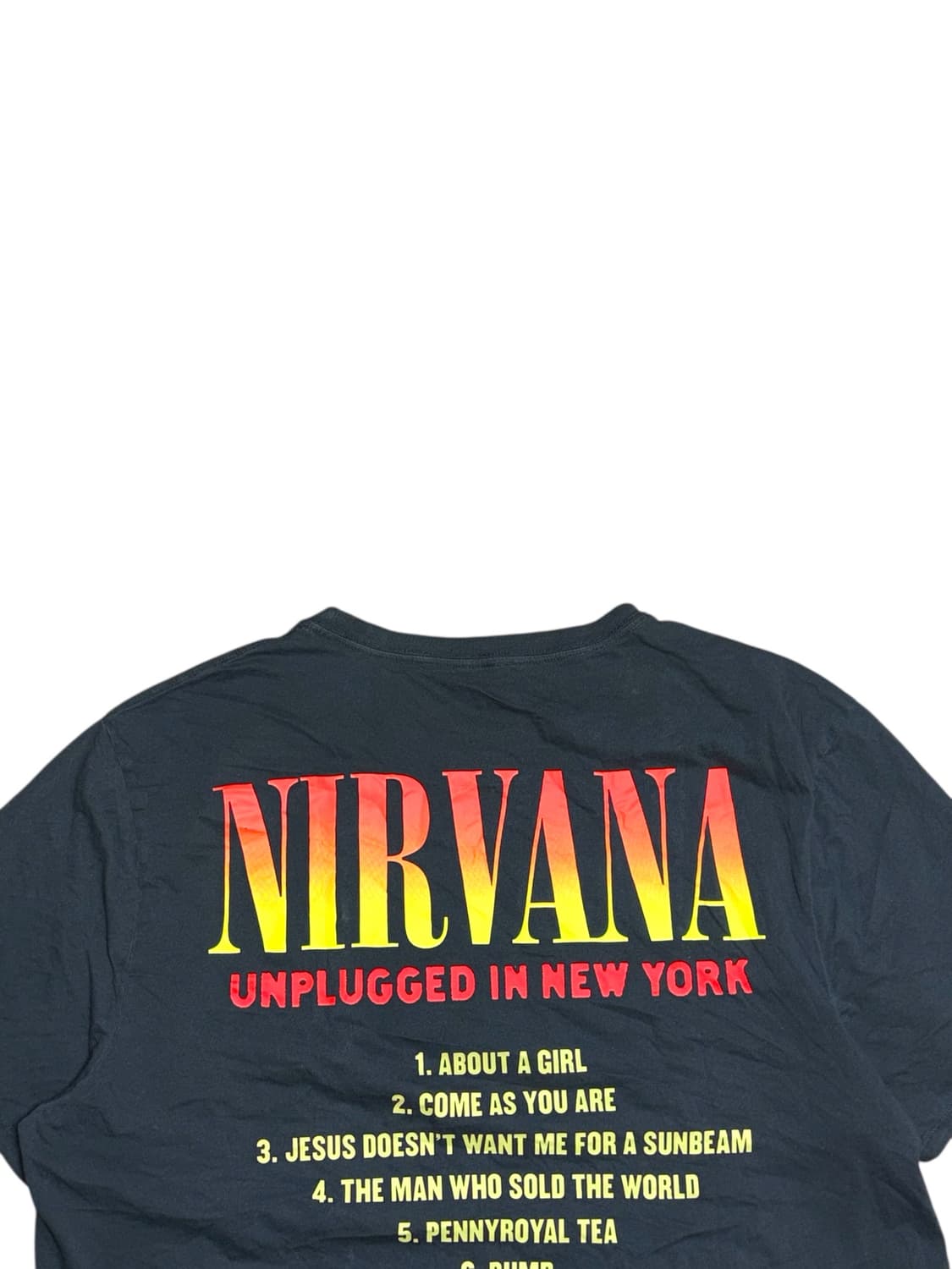 너바나 nirvana 공식 반팔 밴드티 상품이미지7