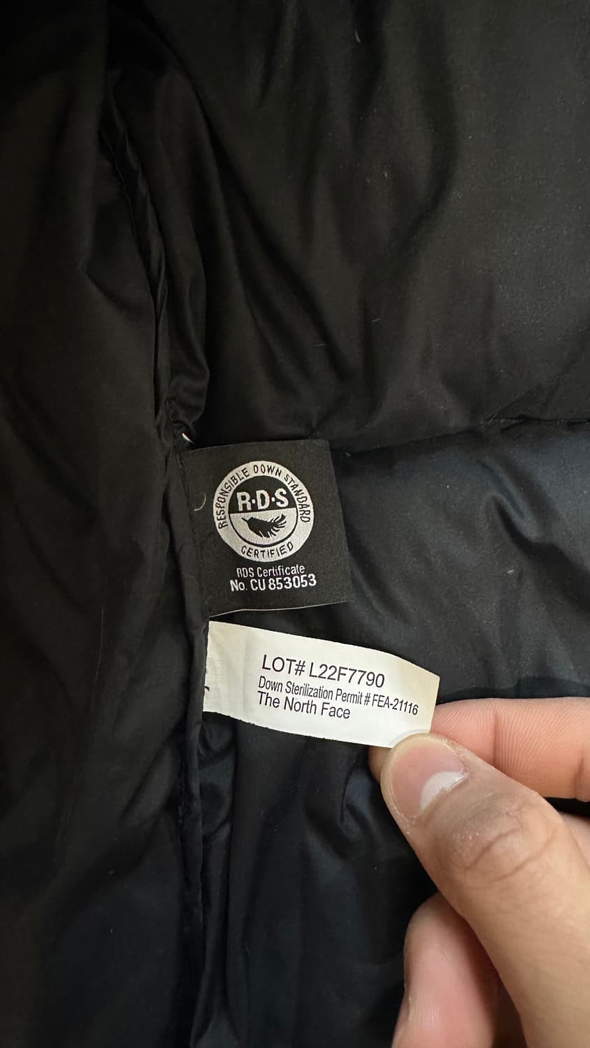 노스페이스 눕시 블랙 패딩 상품이미지7