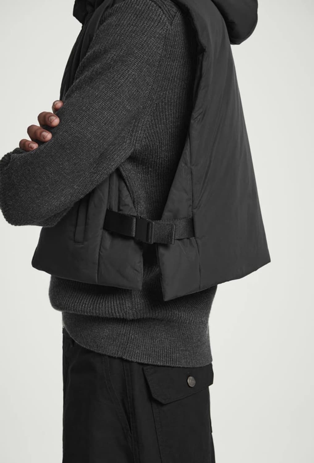 Cos 버클 사이드 패딩 후디드 질레 상품이미지4