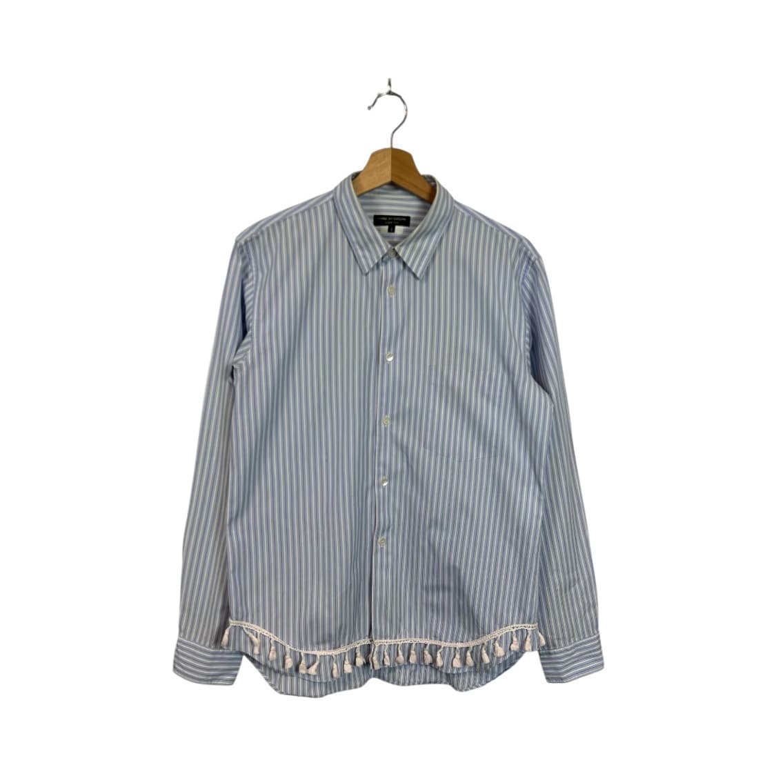 꼼데가르송 옴므 플러스 태슬 스트라이프 셔츠 S 상품이미지1