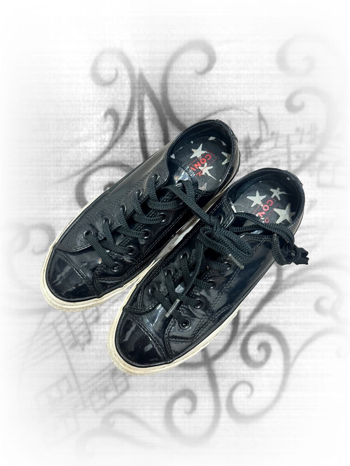 컨버스 블랙 유광 225 상품이미지2