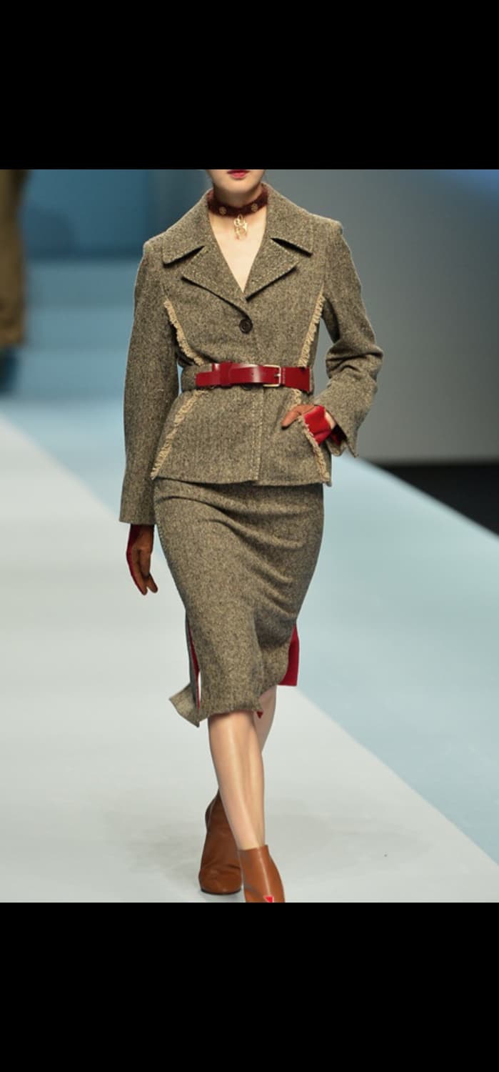 [55] 미스지컬렉션 미스지 콜렉션 지춘희 벨트 자켓 상품이미지1