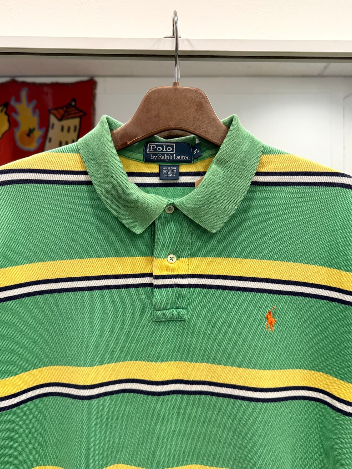 00s Polo RL 폴로 랄프로렌 스트라이프 pk 반팔 티셔츠 상품이미지3