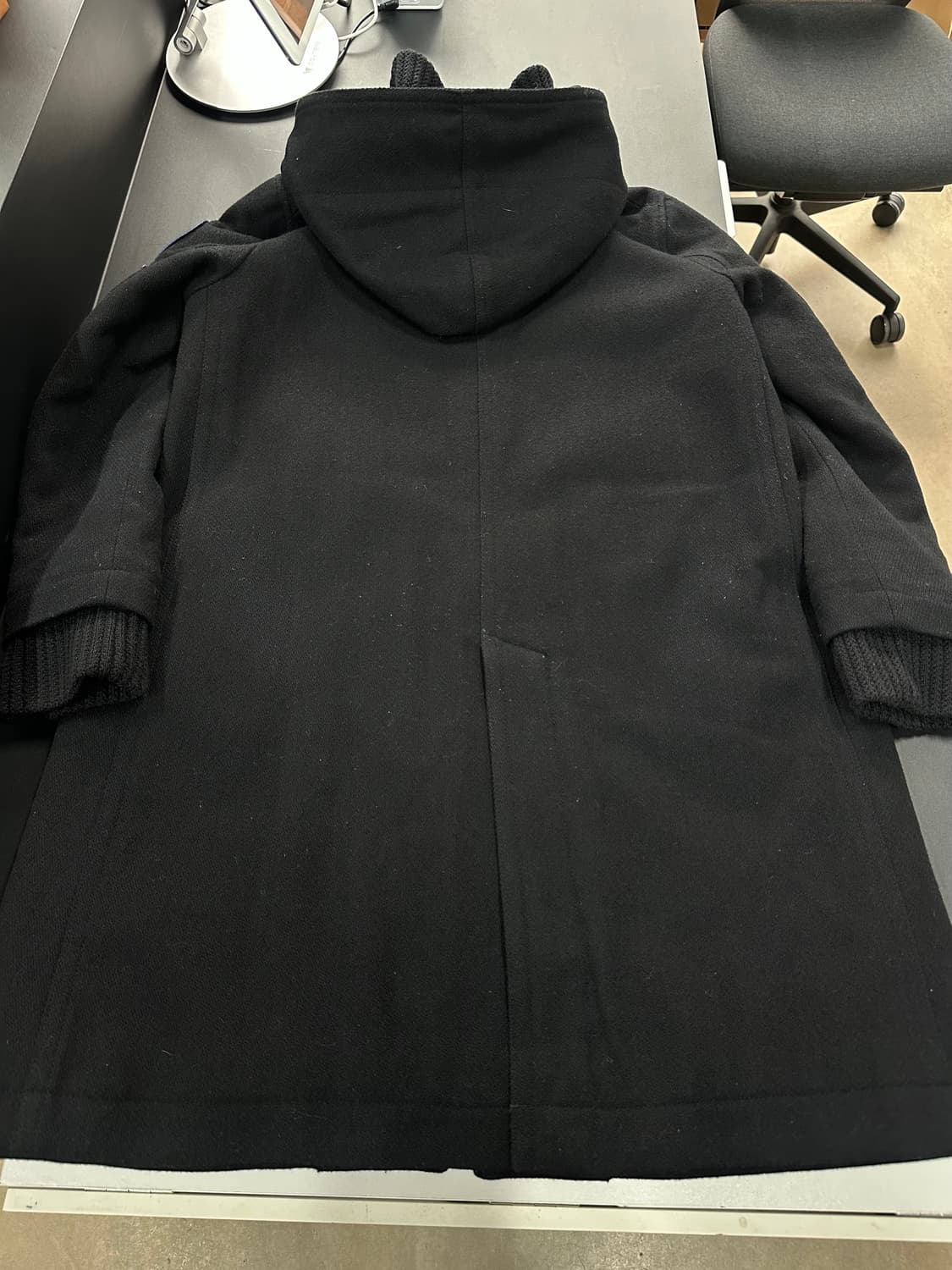 히스테릭글래머 히스걸 하이넥 사선버튼 슬릿 울 코트 상품이미지8