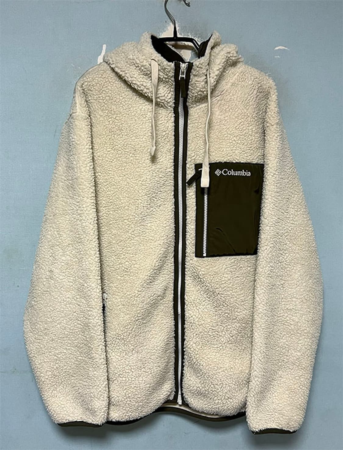 컬럼비아 남자 뽀글이점퍼 후드 XXL 110 상품이미지1