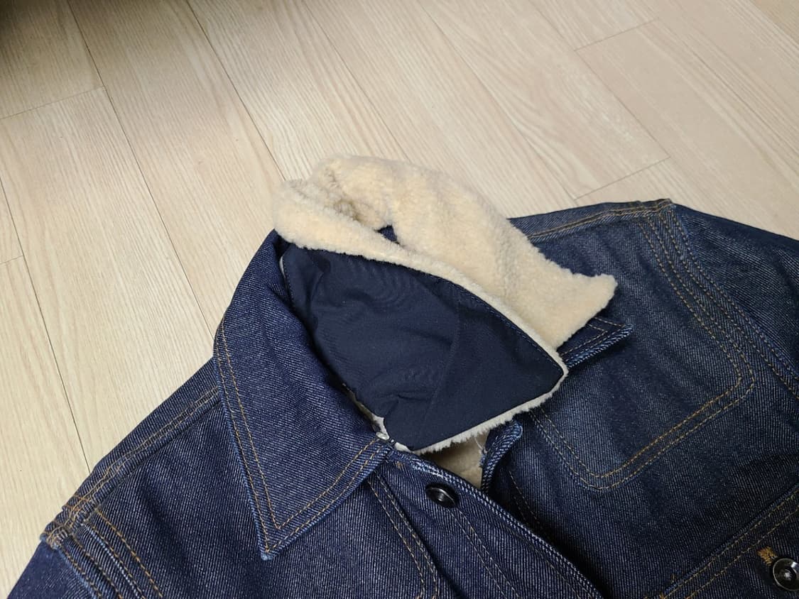 자라 안감 털 카라 분리형 자켓 상품이미지3