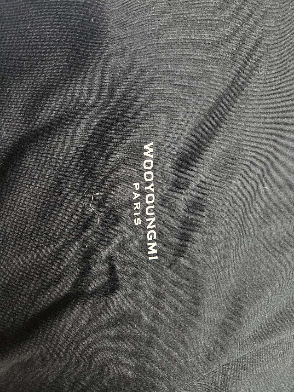 우영미 블랙 꽃무늬 티셔츠 48 상품이미지3