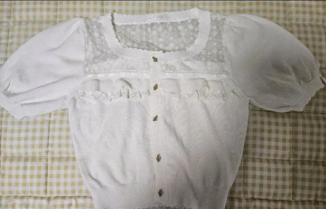 리즈리사 가디건 로걀 양산형 지뢰계 고전 히메 라떼 갸루 트랄랄라 상품이미지1