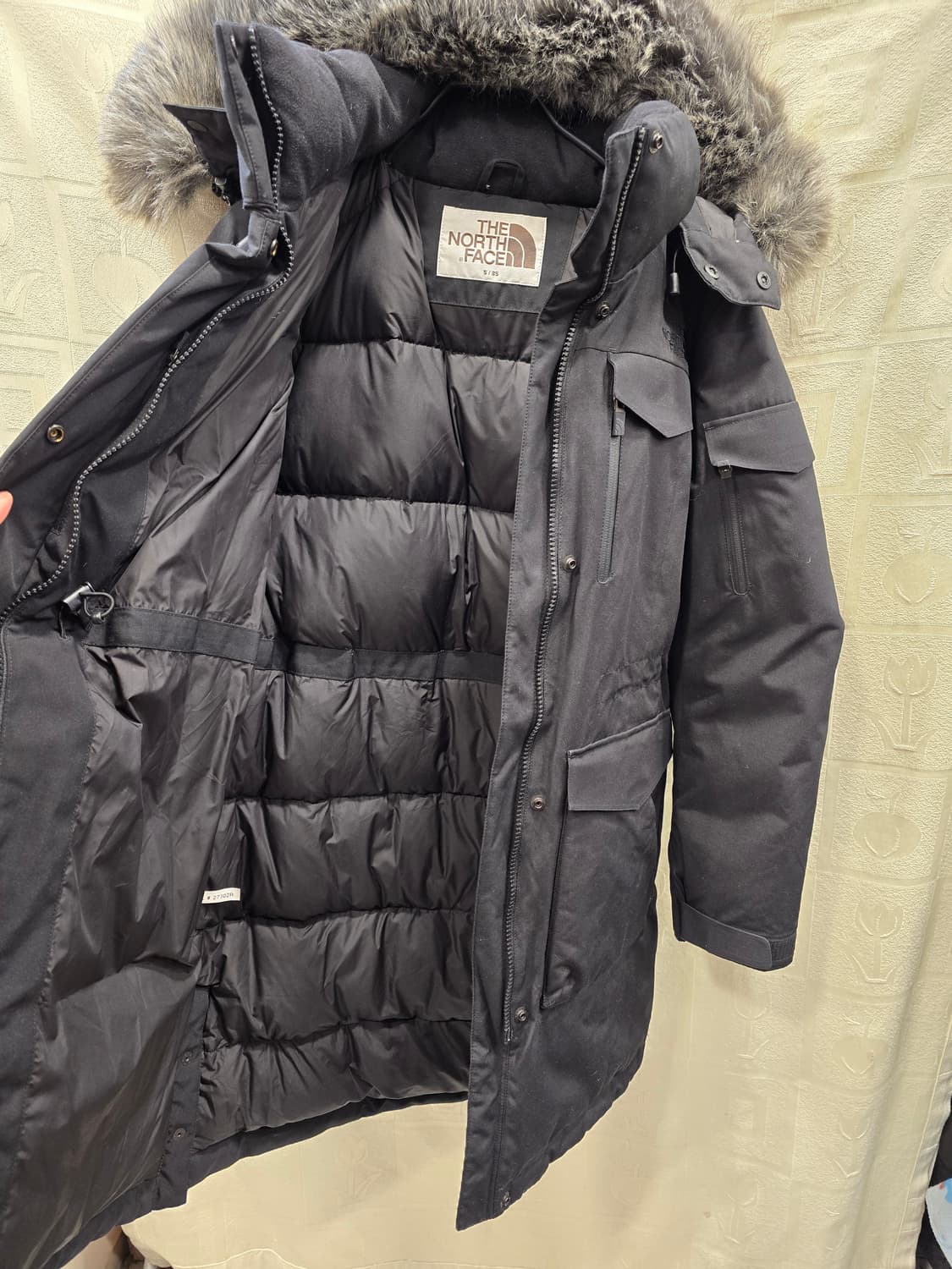 노스페이스 여성 다운 패딩 코트 S(85) 블랙 상품이미지7