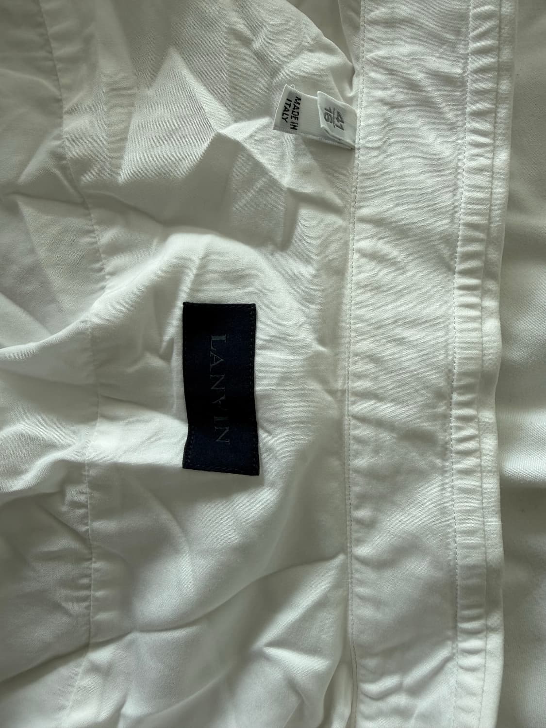 LANVIN 랑방 화이트 셔츠 41/16 상품이미지5