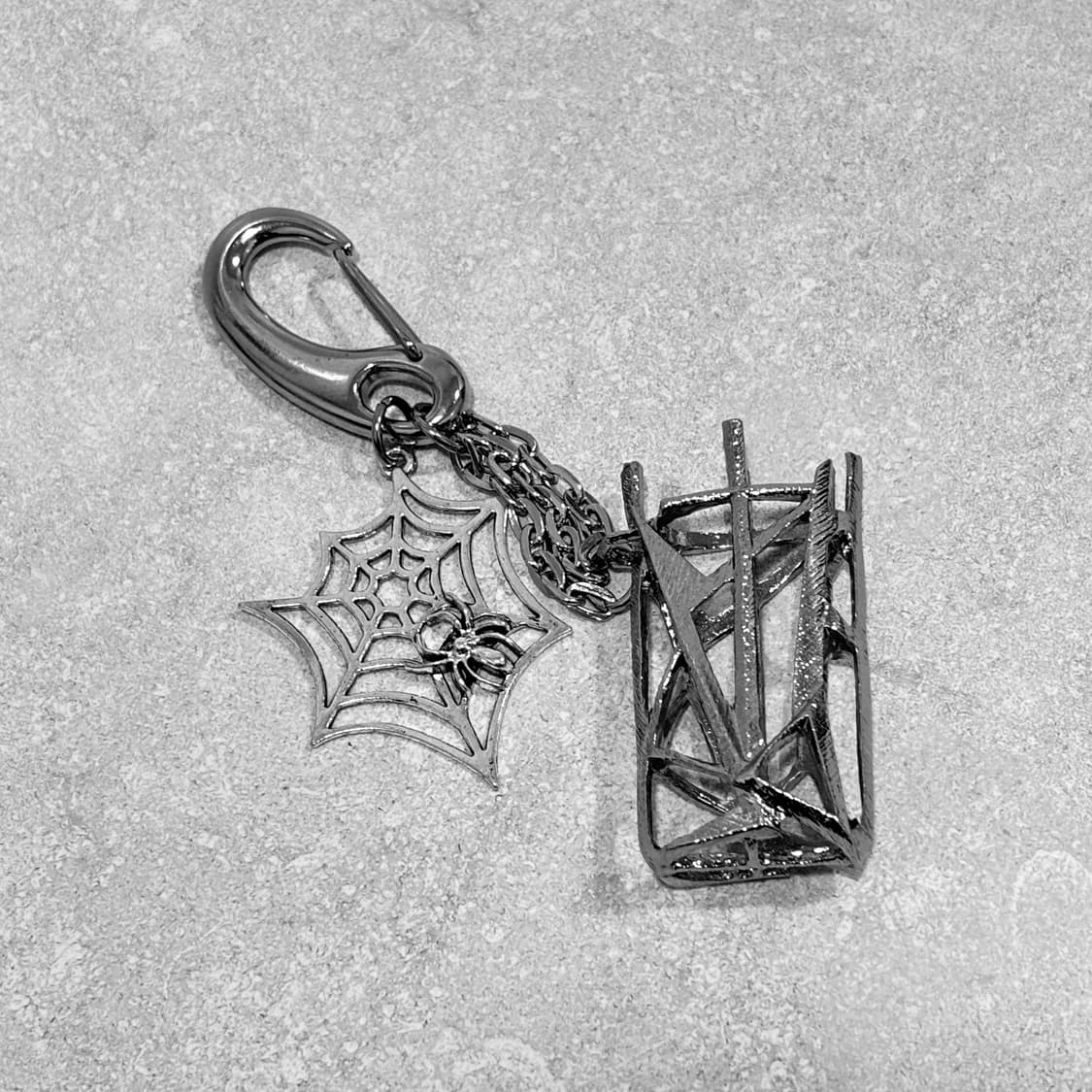 Oribell 스파이더 네트 라이터 케이스 키링 열쇠고리 상품이미지5