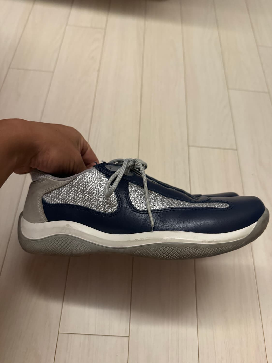 prada 아메리카 컵 38size navy rare 상품이미지4