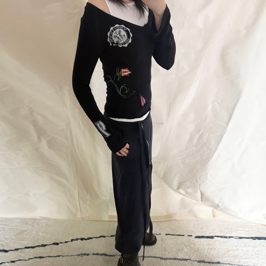 DIESEL Graphic Embroidered long sleeve 상품이미지2