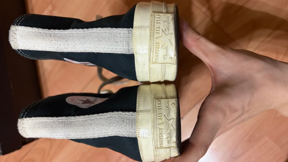 컨버스 x 플레이 꼼데가르송 척 70 하이 블랙 265 상품이미지5