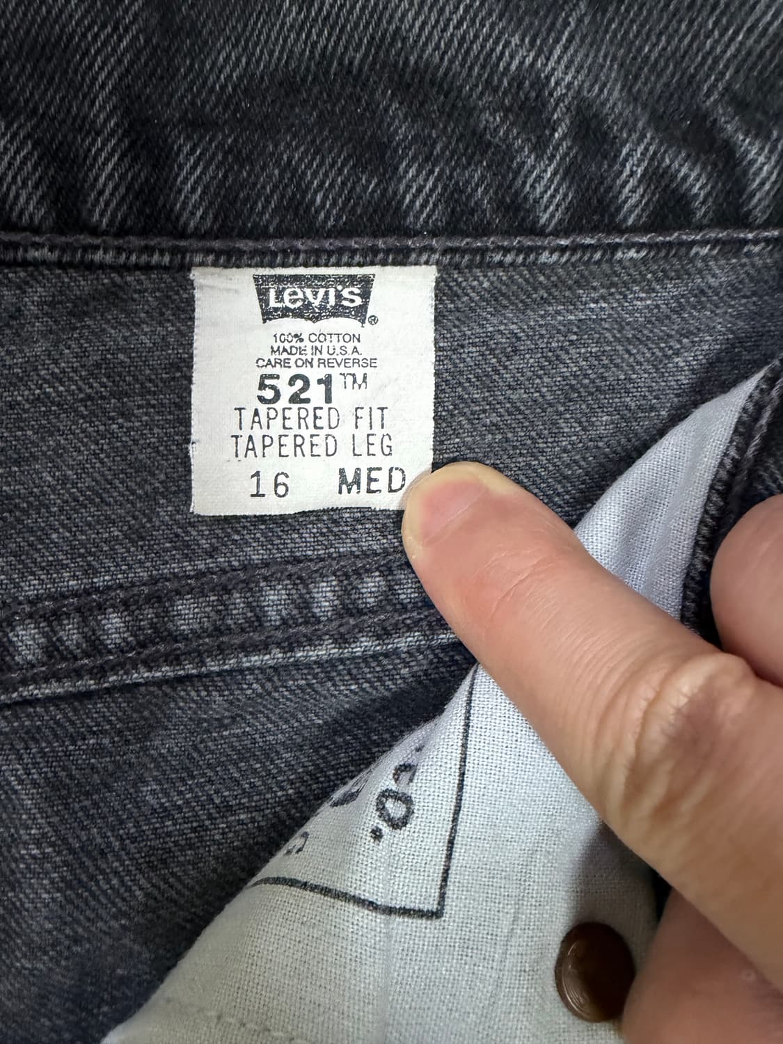 LEVI'S 90S 521 USA 상품이미지4