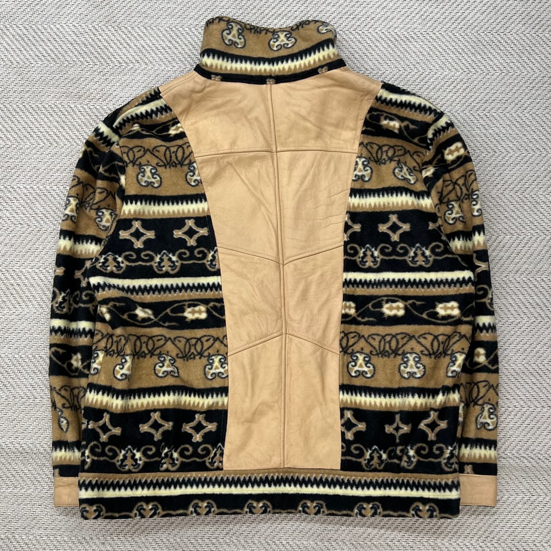 웨스턴 패턴 레더 플리스 r2808 상품이미지2