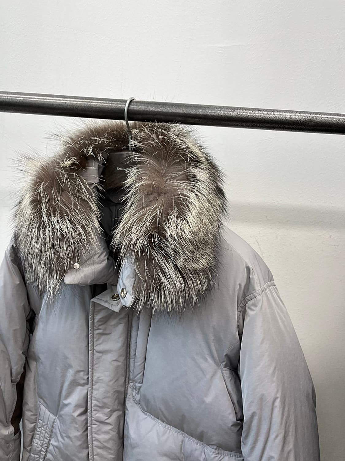 100) 시스템옴므 폭스퍼 구스롱패딩 상품이미지2