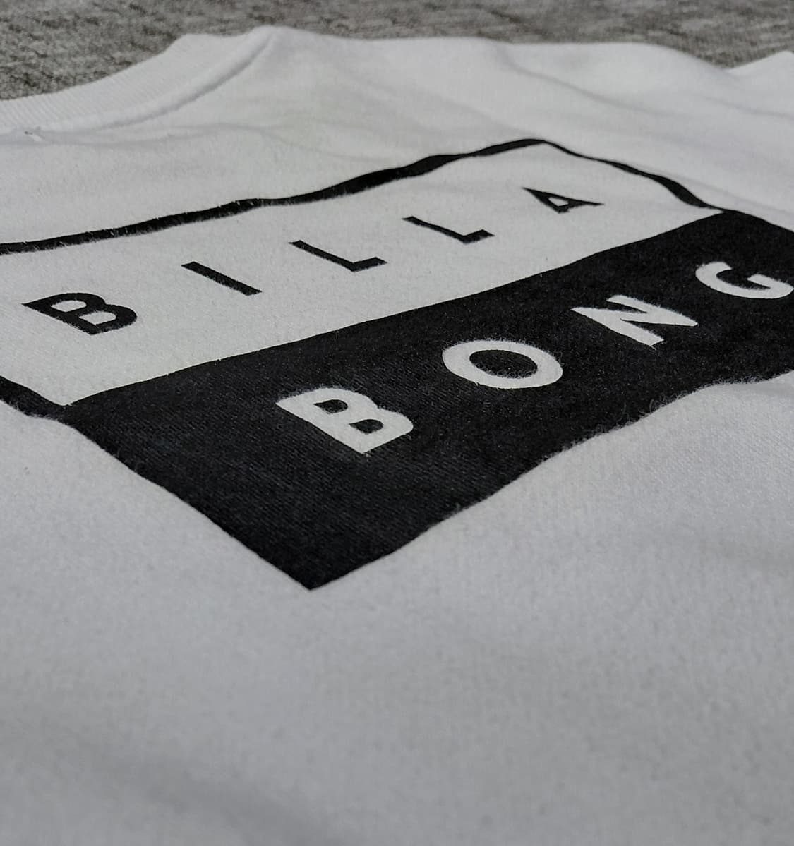 [M/남여공용] 빌라봉(Billabong) 빅로고 화이트 맨투맨 상품이미지10