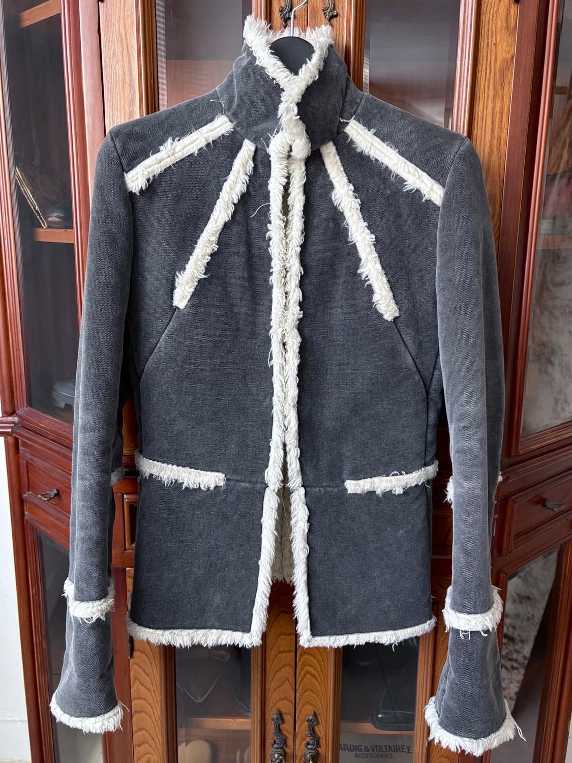 베로니크 브랑키노 워시드 코튼 퍼 자켓 상품이미지2