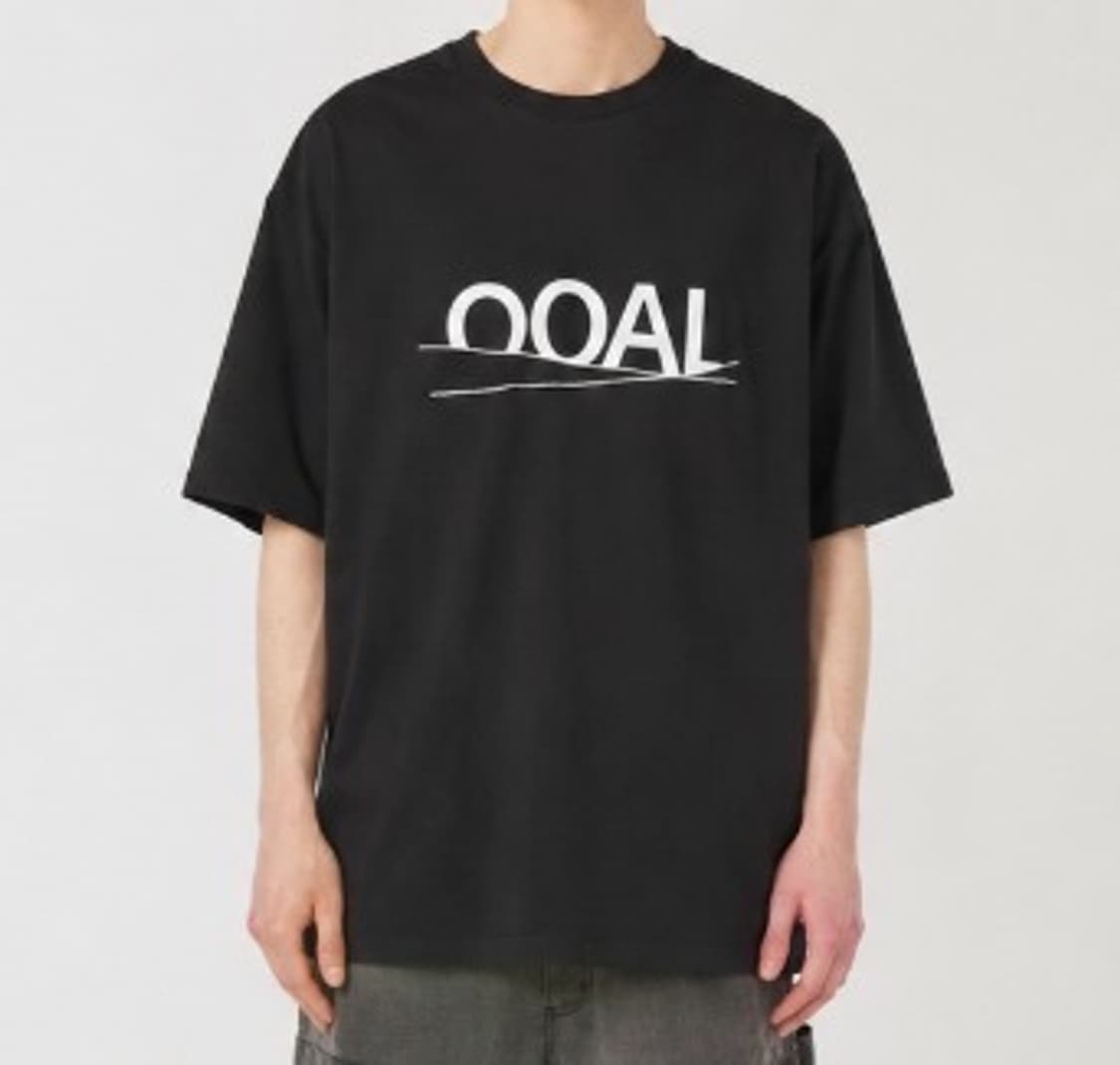 나나미카 OOAL 그래픽 티셔츠 블렉 상품이미지2