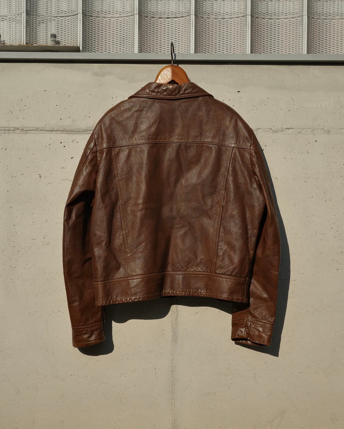 70‘s JC Penney 타운크래프트 레더 크롭 자켓 상품이미지4