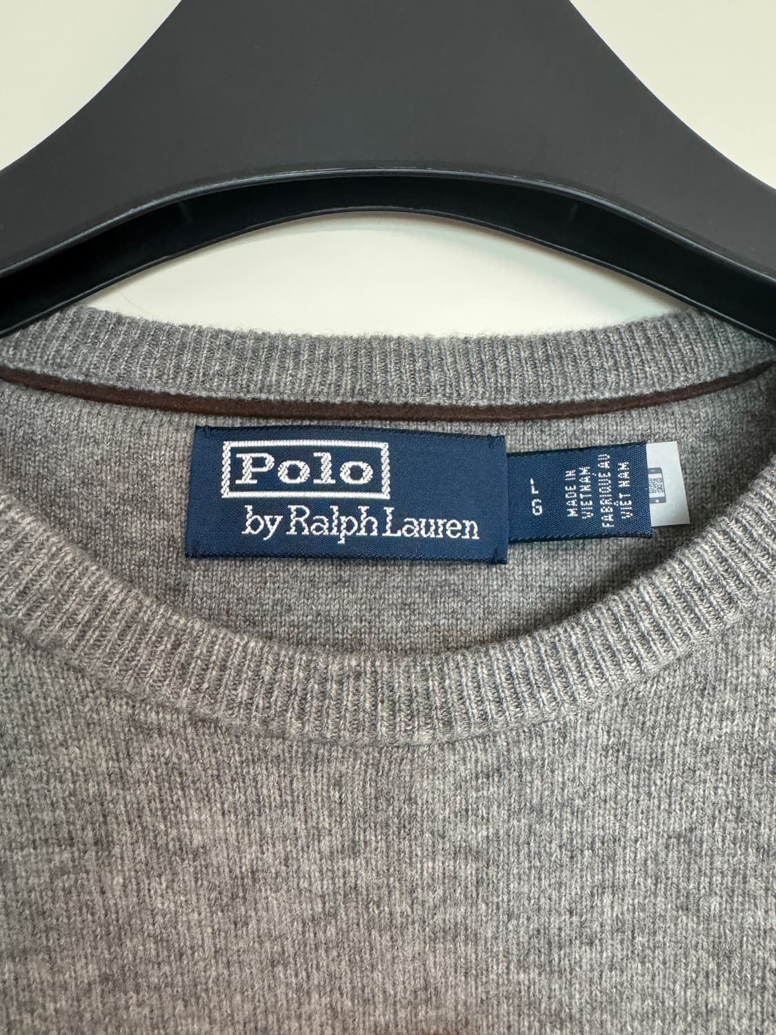 폴로 랄프로렌 멀티포니 울 니트 L 사이즈 그레이 상품이미지3