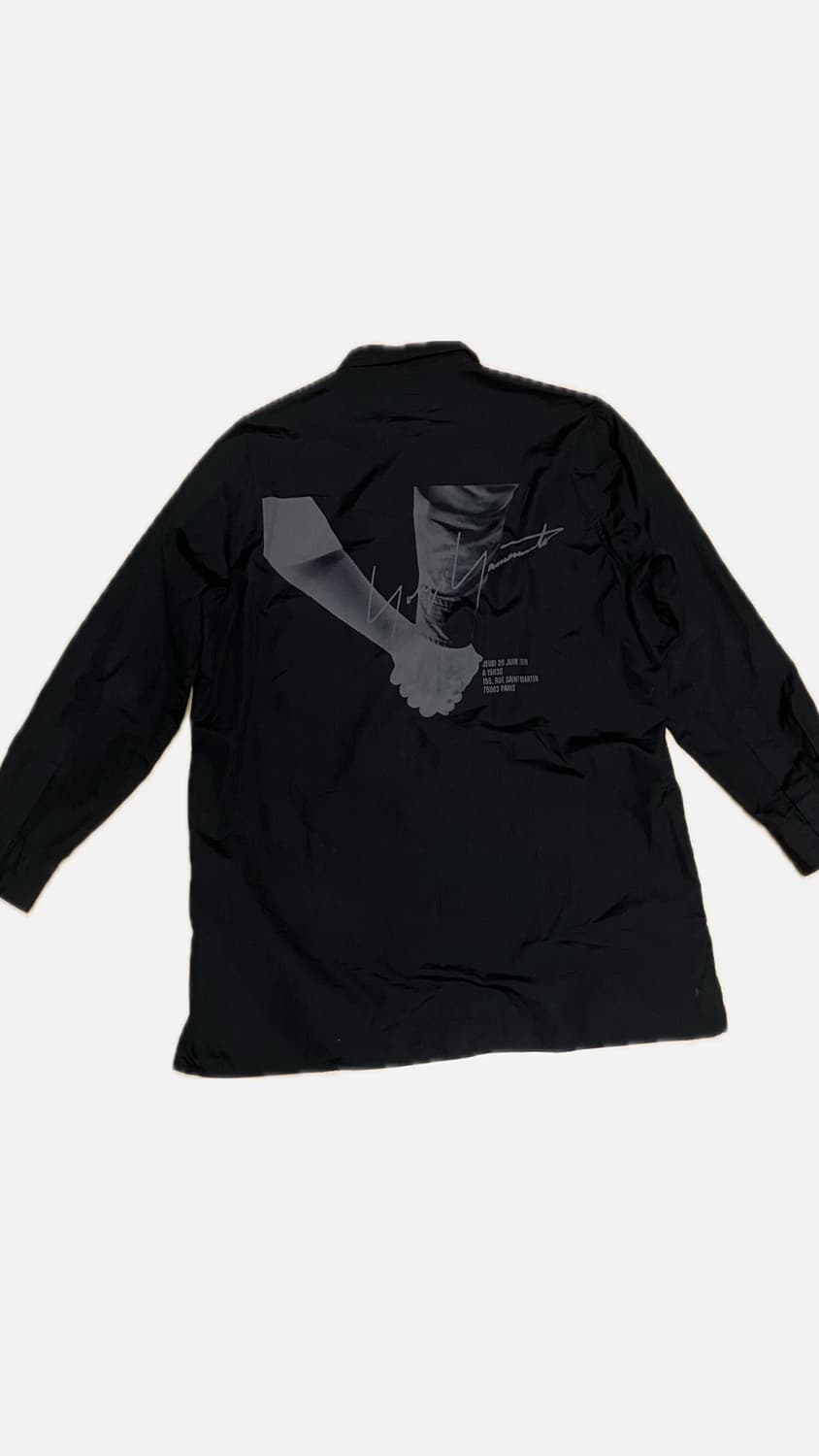 요지 야마모토 블랙 스캔들 스태프셔츠 2사이즈 상품이미지3