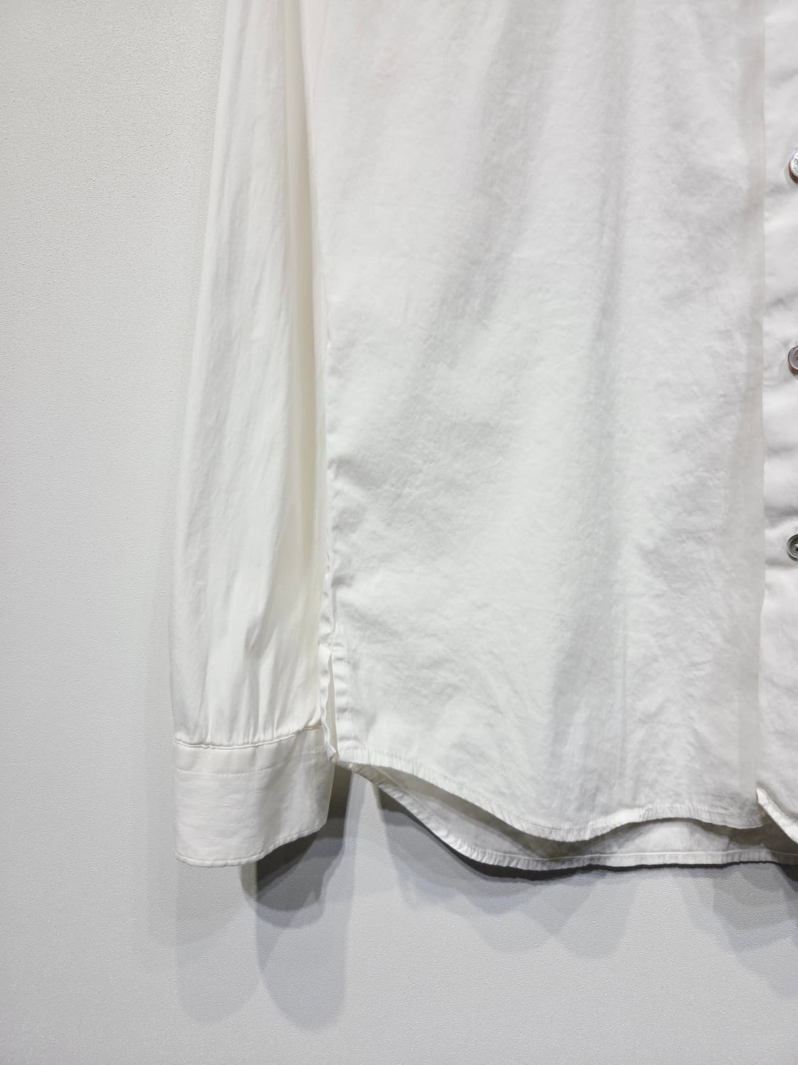 SYSTEM 시스템 알비니 원단 화이트 셔츠_100 상품이미지3