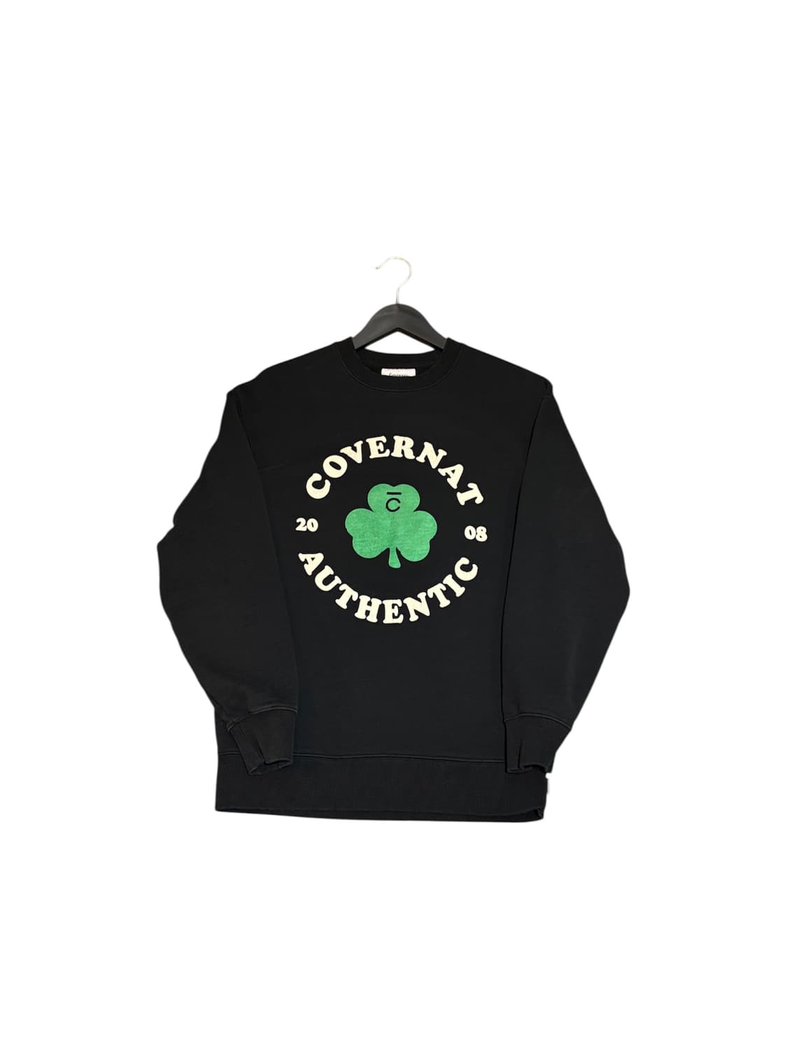 커버낫 맨투맨 블랙 S사이즈 상품이미지1