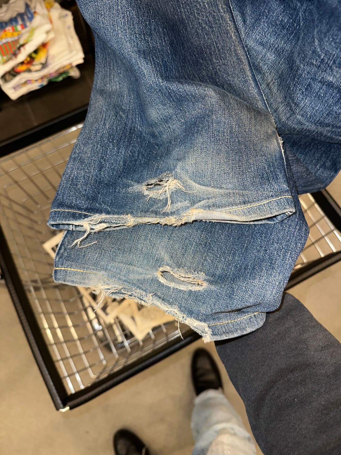 00’s Levi’s 501 Mexico denim washed pant 상품이미지10