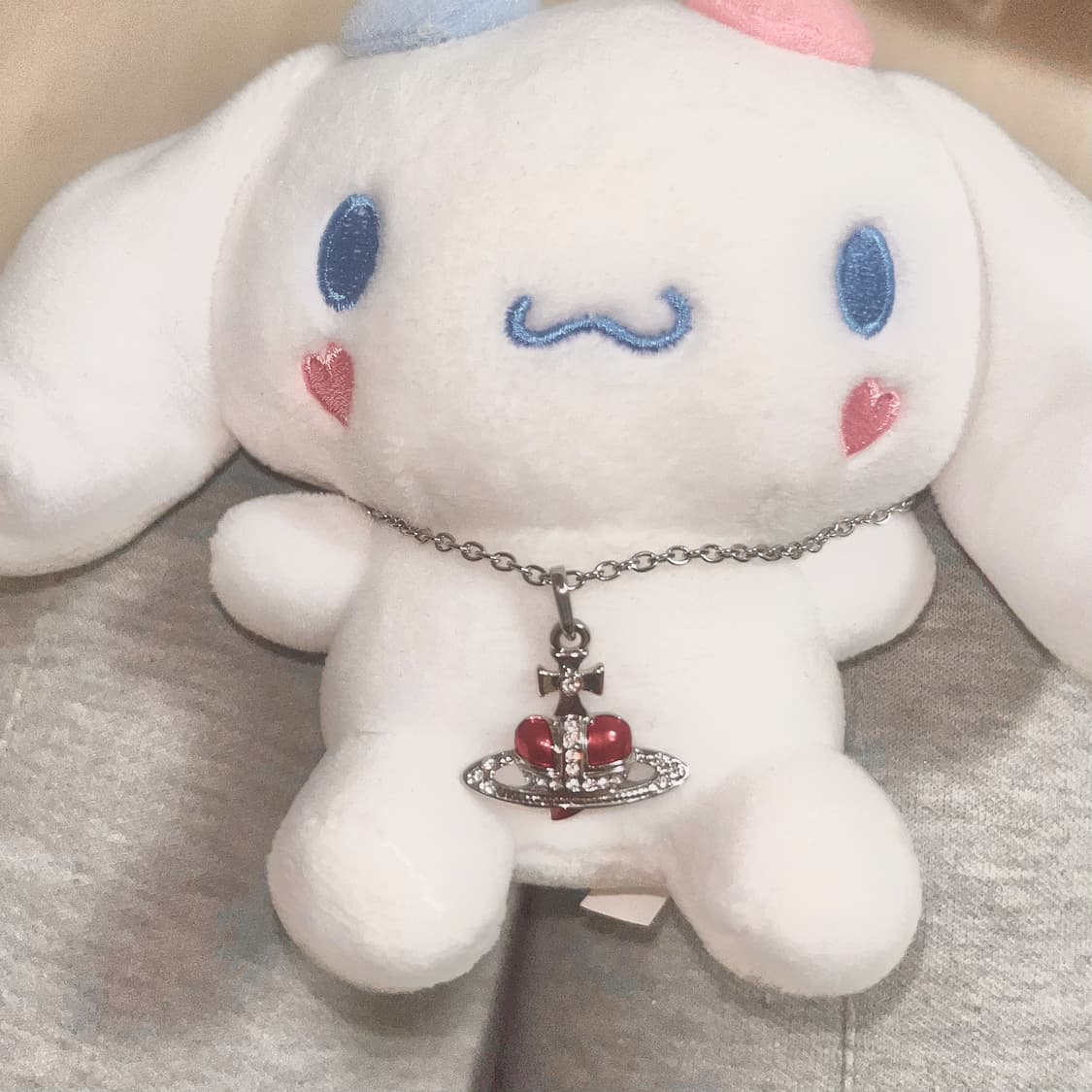 비비안웨스트우드 디아망떼 레드 목걸이 상품이미지8