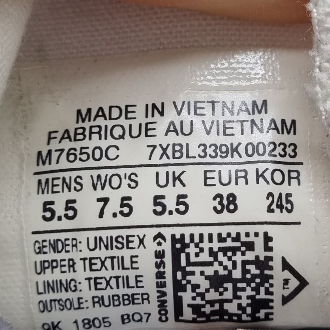 컨버스 척테일러 화이트 하이탑245. 상품이미지6