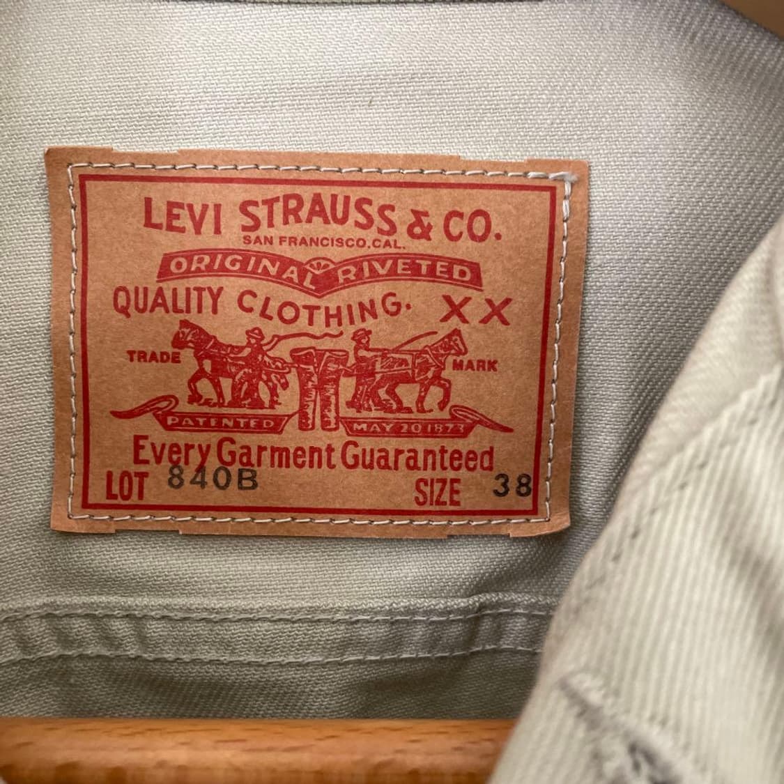 00s Levis Japan 840B  Size 840B 새제품 상품이미지2