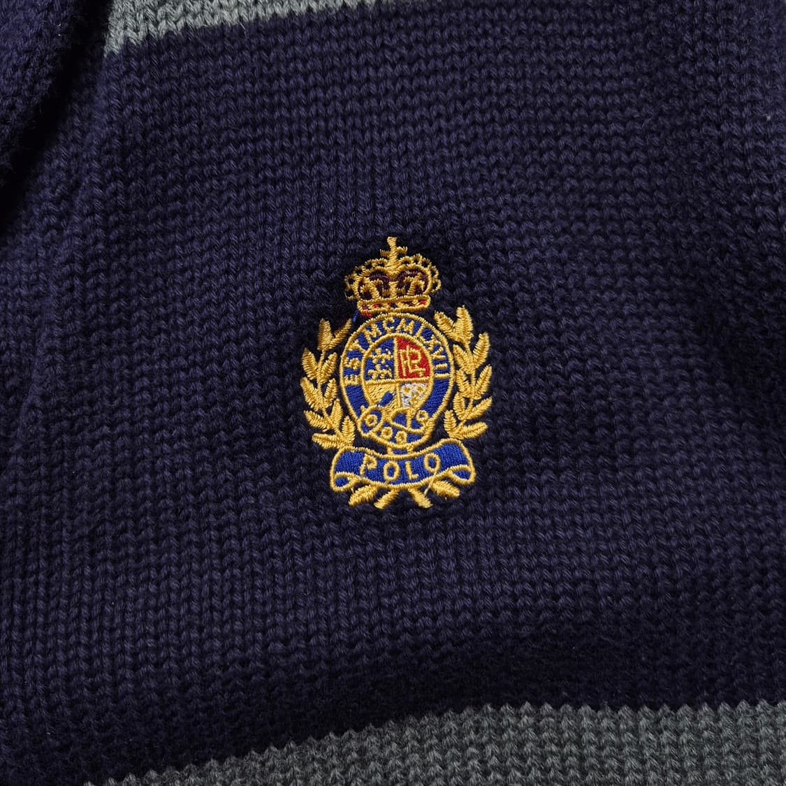 [L] 폴로 랄프로렌 크레스트로고 숄카라 가디건 상품이미지5