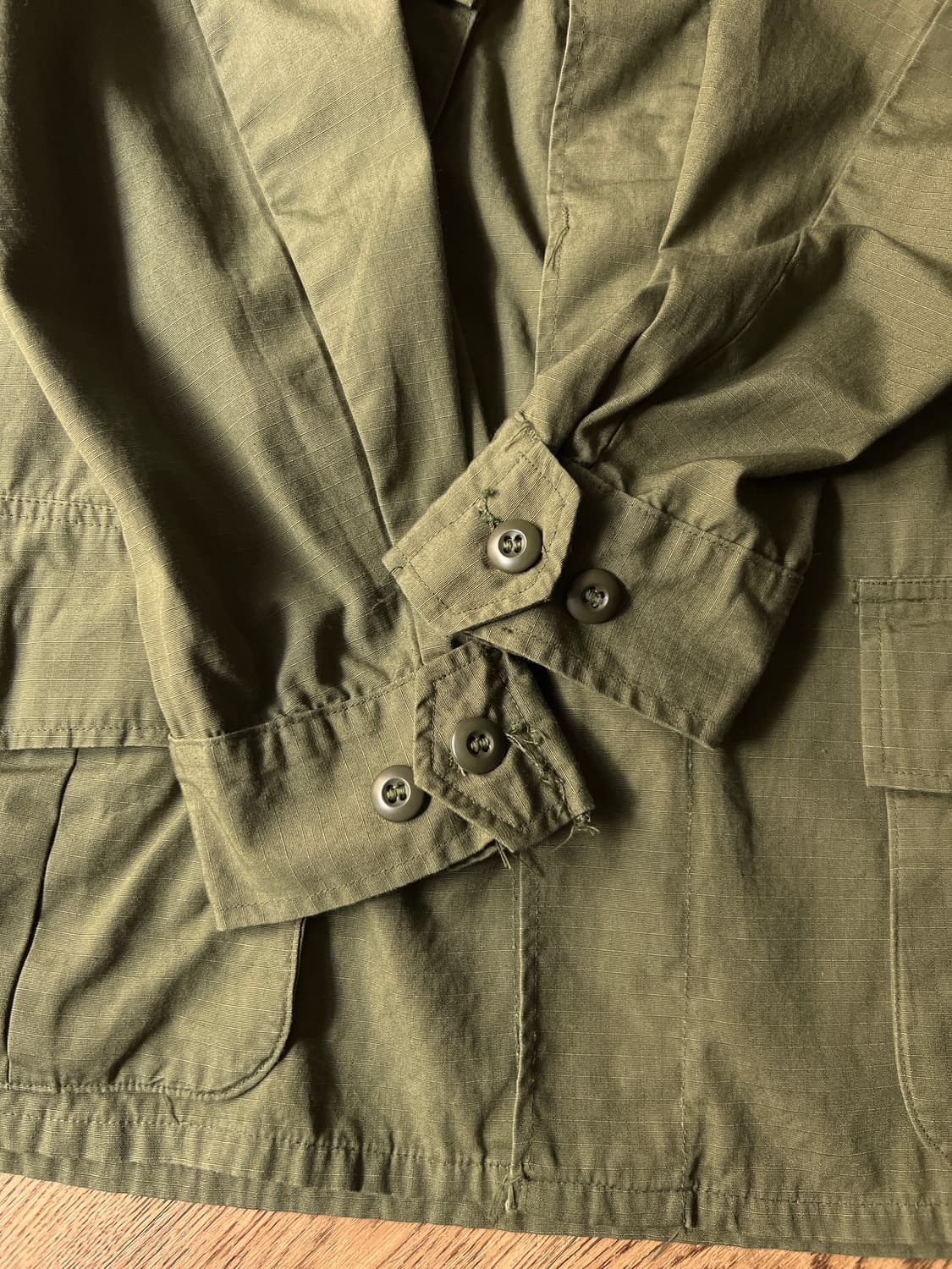 [M]60's 오리지널 립스탑 정글 퍼티그 자켓 상품이미지5