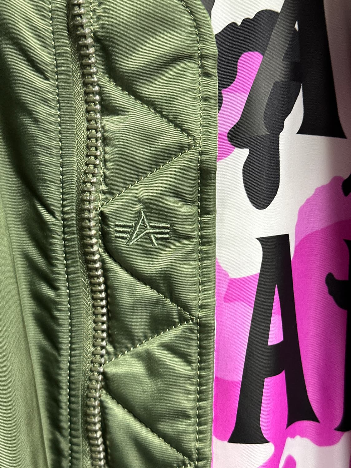 알파인더스트리 x 안티소셜소셜클럽 MA-1 2XL 사이즈 상품이미지3