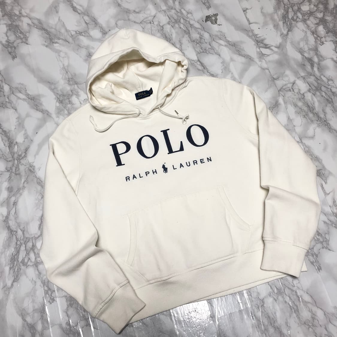 폴로 랄프로렌 후드티 레터링 희귀 상품이미지2