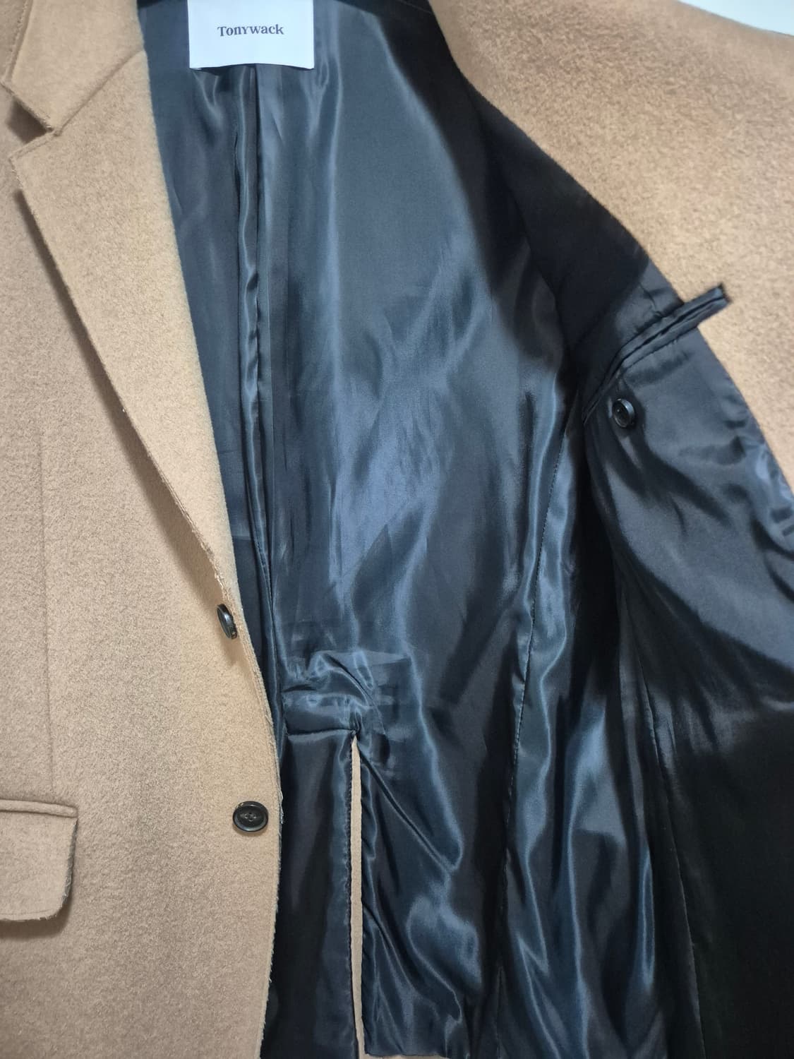 토니웩 커팅 블레이저 카멜 L 상품이미지7