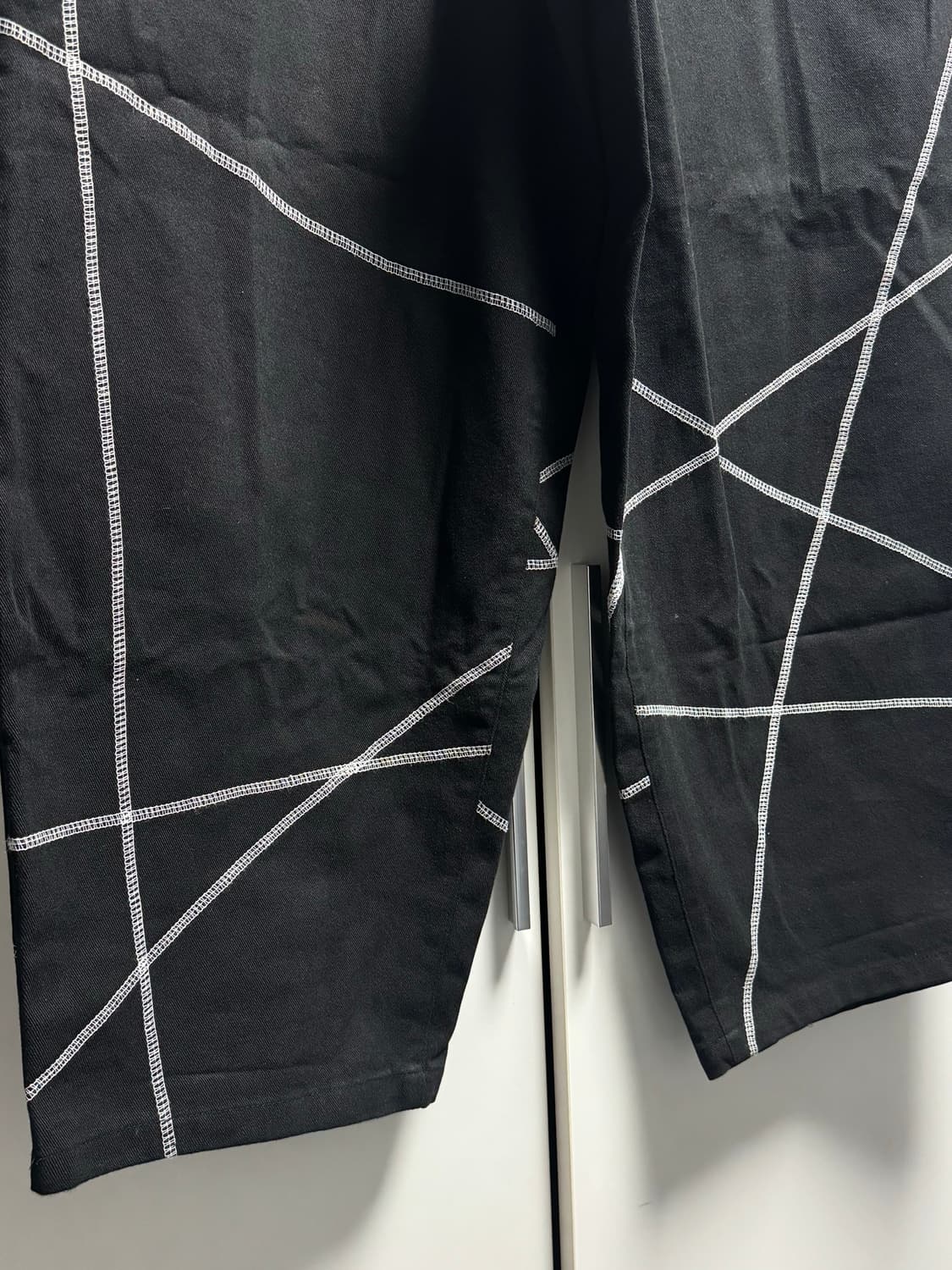 노매뉴얼 S.L WIDE PANTS - BLACK 상품이미지7