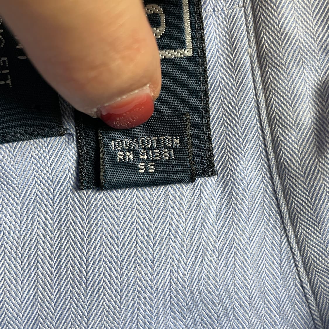 RALPH LAUREN 랄프로렌 빈티지 라이트블루 코튼 셔츠 상품이미지9