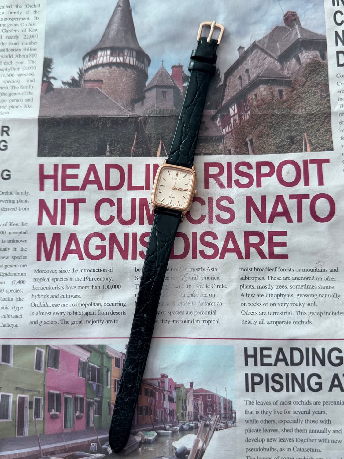 세이코 Seiko SPRIT 쿼츠 스퀘어 상품이미지2