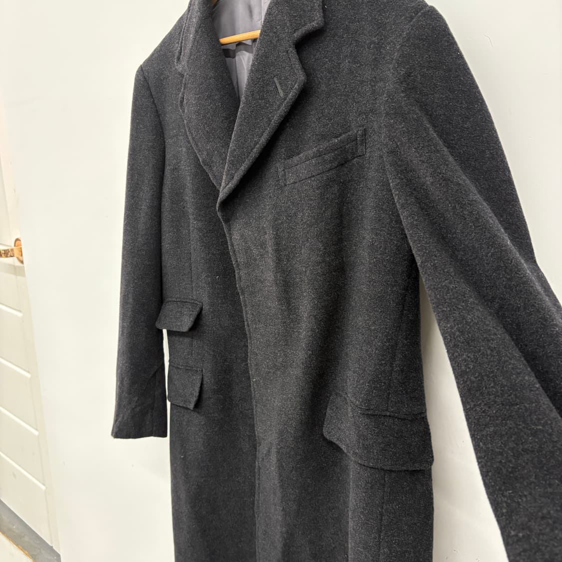 폴로 랄프로렌 블랙 롱 코트 남/M 상품이미지4