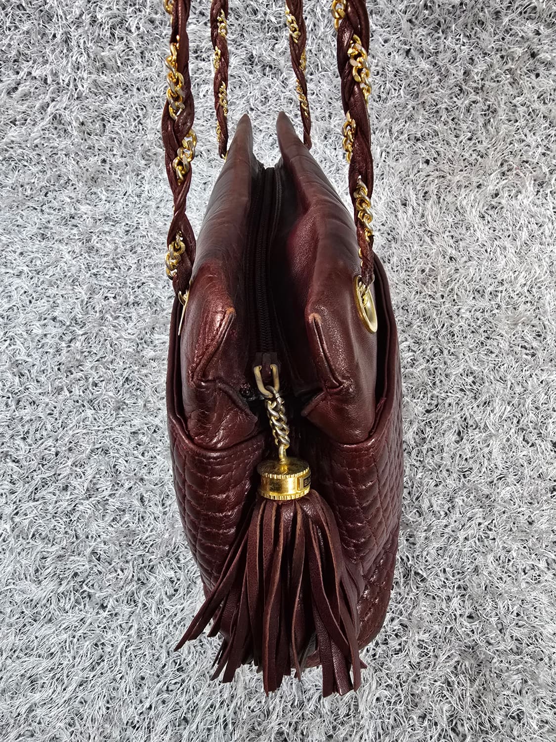 발리 레더 퀼팅 숄더백 상품이미지4