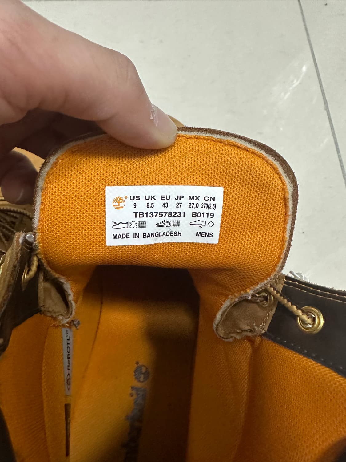 팀버랜드 레이스 6인치 270 상품이미지3