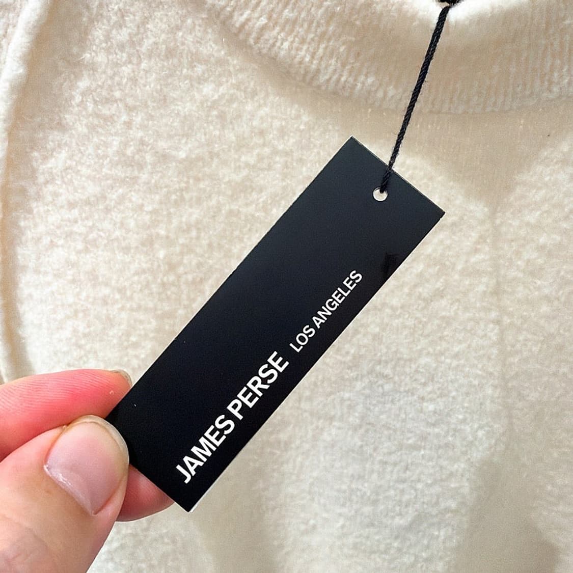 JAMES PERSE 제임스 펄스 여성 아이보리 캐시미어 혼방 니트 80 상품이미지3