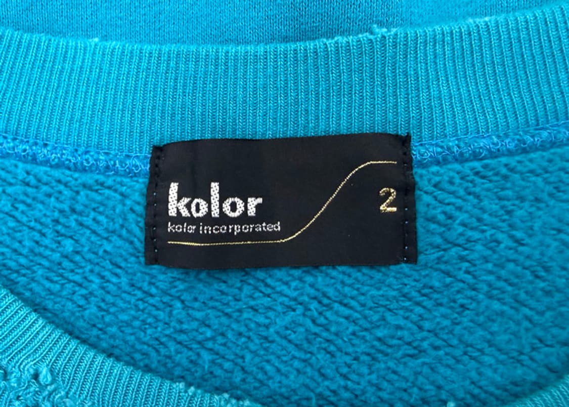 kolor 컬러 22FW 데미지 스웻셔츠 상품이미지9