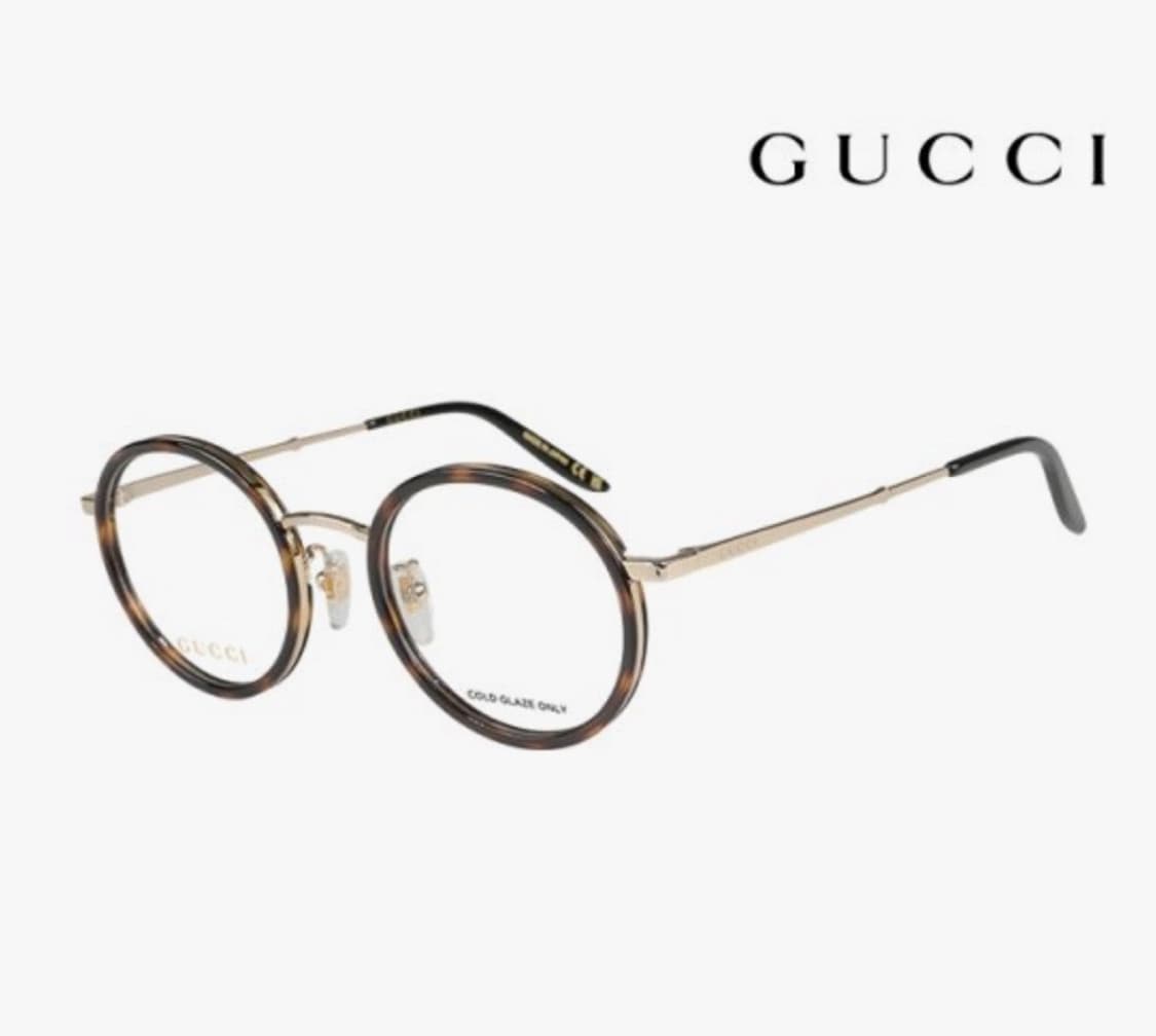 새상품 풀구성)구찌 솔텍스 라운드안경테 레오파드 상품이미지10