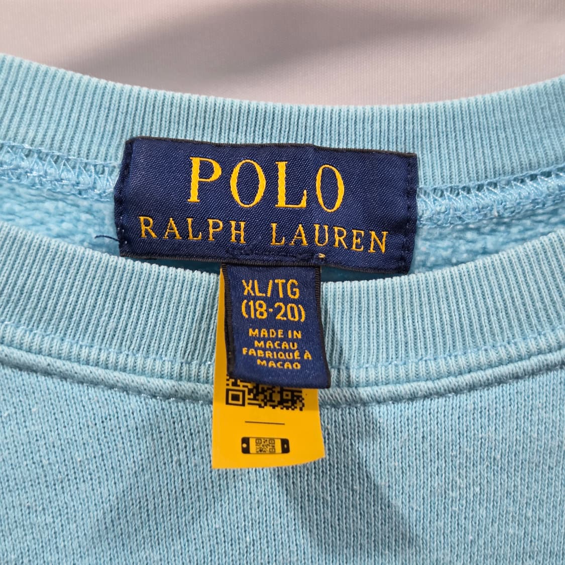 폴로랄프로렌 폴로베어 프린팅 기모 스웻셔츠 XL(18/20) 상품이미지3